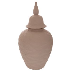 КЕРАМИЧНА ВАЗА С КАПАК 17X32 СМ