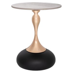 СИВА МЕТАЛНА МАСА СЪС ЗЛАТИСТА ОСНОВА И СИВА КЕРАМИЧНА ПОВЪРХНОСТ (МРАМОРЕН ЕФЕКТ) D40X50CM