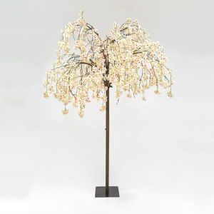 ЧЕРЕШОВО ДЪРВО, С 288 LED ТОПЛО БЯЛА СВЕТЛИНА, 250 СМ