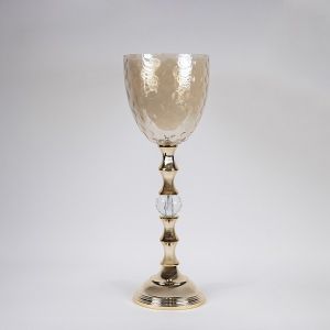 ВАЗА МЕТАЛ-СТЪКЛО 25X77СМ