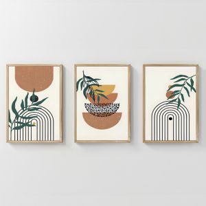 КАРТИНА MYLEN ТРИПТИХ С ДИГИТАЛЕН ПЕЧАТ 33X1.5X48СМ