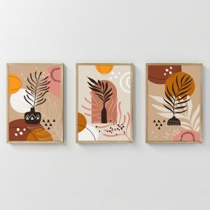 КАРТИНА NYXEN TRIPTYQUE С ДИГИТАЛЕН ПЕЧАТ 33X1.5X48СМ