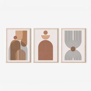 КАРТИНА REXION ТРИПТИХ С ДИГИТАЛЕН ПЕЧАТ 33X1.5X48СМ