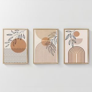 КАРТИНА ТРИПТИХ ZEPHRA С ДИГИТАЛЕН ПЕЧАТ 33X1.5X48СМ