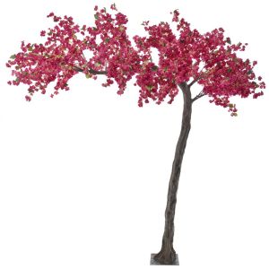 ИЗКУСТВЕНО ДЪРВО ЦВЯТ ФУКСИЯ 320CM.