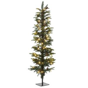 КОЛЕДНА ЕЛХА Φ35Χ90CM СЪС 70 БЕЛИ LED СВЕТЛИНИ