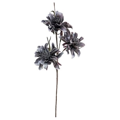 ДЕКОРАТИВНА ФИГУРА Африканка FL240309 ЧЕРНО-ЗЛАТИСТ ЦВЯТ 13x5x18см