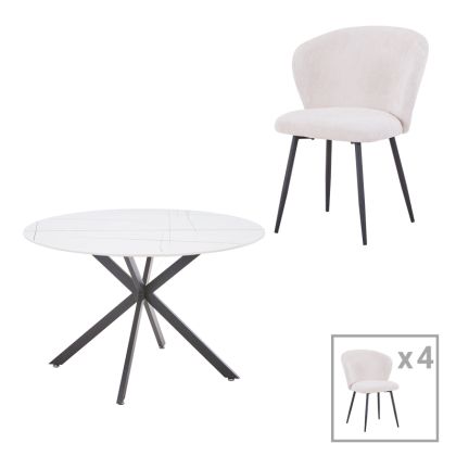 КАРТИНА ВЪРХУ ПЛАТНО Гора 36050 БЕЖОВО-КАФЯВО-СИВО 100x4x100см