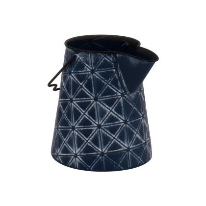 КЕРАМИЧНА ВАЗА МРАМОР СИВО-ЗЛАТИСТА 22.2*11.8*25