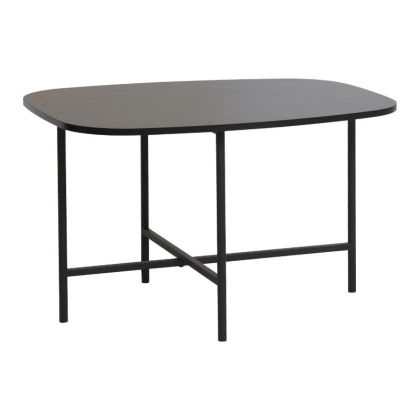 Декорация за маса Топка в цвят злато с черна дървена основа с размери 19х19х21см