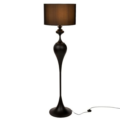 Десен ъглов диван Нова Карина в кафяв цвят с жълти възглавници и табуретка с размери 278х218х85см