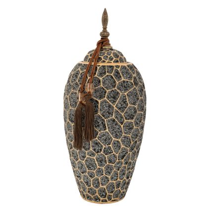 ДЕКОРАТИВНА ФИГУРА FL8007 СЛОН ЗЛАТИСТ ЦВЯТ 16x7x19см