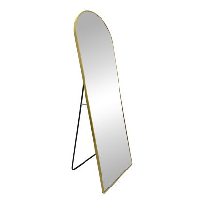 Mirror Lorens gold aluminum frame 46x40x150cm