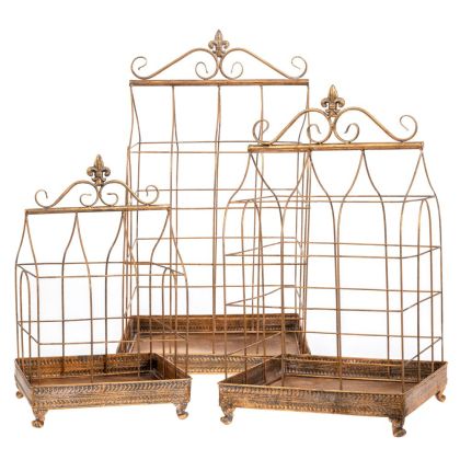 Кръгла табуретка New Lux в цвят гнила ябълка с размери 46х46х43см