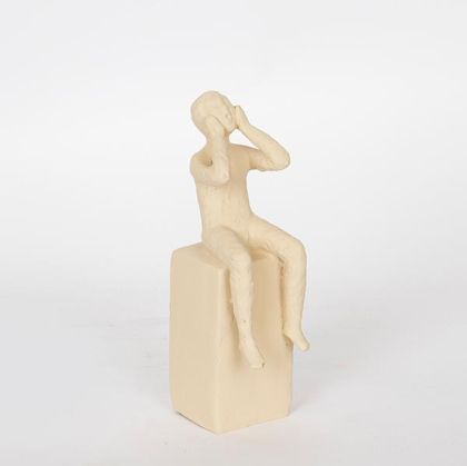 НАСТОЛНА ДЕКОРАТИВНА ФИГУРА Лице ЦВЯТ БРОНЗ 29x17x35cm