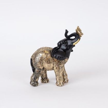 ДЕКОРАТИВНА НАСТОЛНА ФИГУРА FL23107 ЛИЦА ЗЛАТЕН ЦВЯТ 17x10x29cm