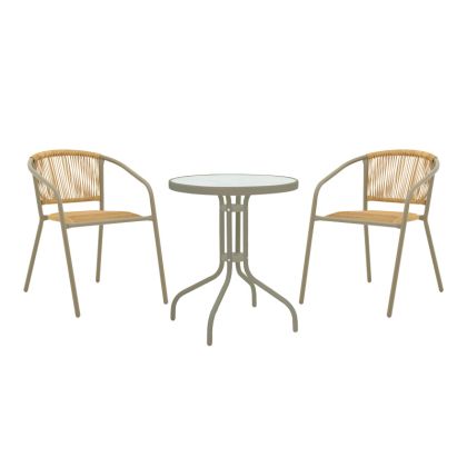 Офис стол Gaming в черен цвят с червени детайли, размери 70.5x71x128см