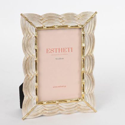 ВАЗА ЗА МАСА Зебра ЦВЯТ ЧЕРНО-ЗЛАТНО 21.5x13x25.5cm