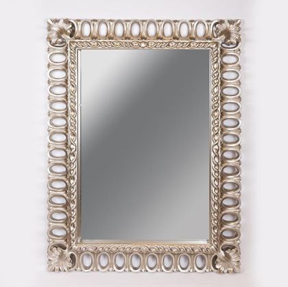 Wall mirror, Pu, antique, gold, 90x3x90cm