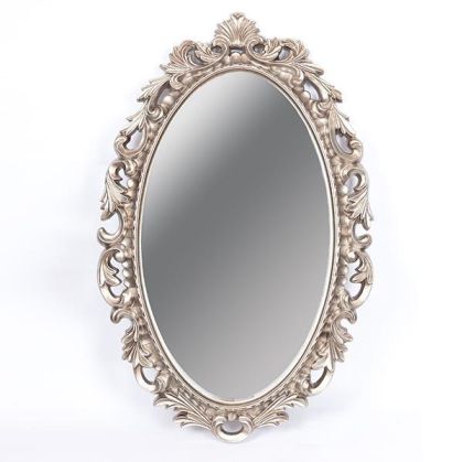 Wall mirror, Pu, gold, 62x4x96cm