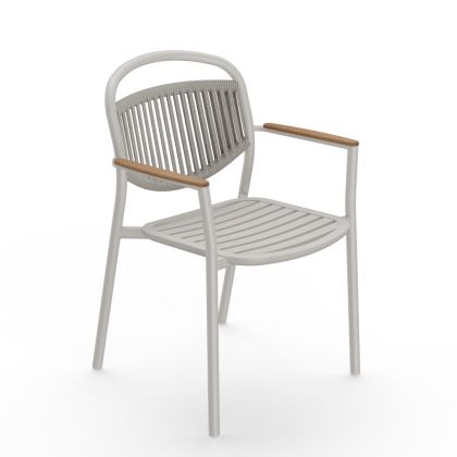 Декорация за маса Топка в цвят сребрист никел с черна дървена основа с размери 19х19х21см