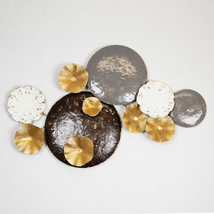 ДЕКОРАТИВНА ФИГУРА FL8067 ПТИЦИ ЦВЯТ ЧЕРНО ЗЛАТО 17x18x21см