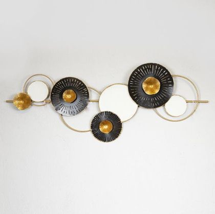 ДЕКОРАТИВНА ФИГУРКА FL222317 АФРИКАНСКА КРАЛИЦА ЗЛАТИСТ ЧЕРЕН ЦВЯТ 12x9x22см