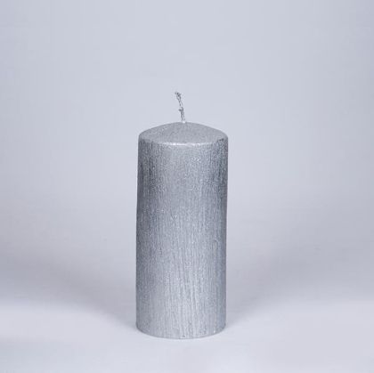 СВЕЩ SILVER RUSTIC 7х14см