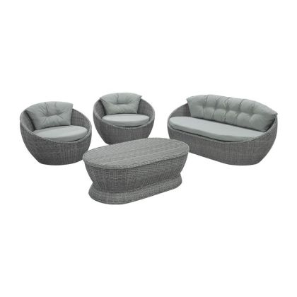 ГРАДИНСКИ КОМПЛЕКТ KOMAL СИВ ЦВЯТ