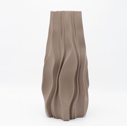 Декорация за маса Топка в цвят злато с черна дървена основа с размери 14х14х16см