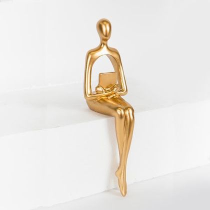 НАСТОЛНА ДЕКОРАТИВНА ФИГУРА КОНСКА ГЛАВА ЦВЯТ ЧЕРЕН 12x12x42cm