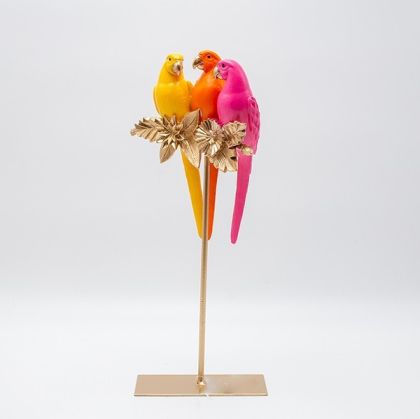 ДЕКОРАТИВНА ФИГУРА FL222318 АФРИКАНСКА КРАЛИЦА ЗЛАТИСТО ЧЕРЕН ЦВЯТ 17x9x29см