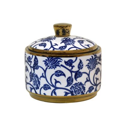 КЕРАМИЧНА ВАЗА СЕРИЯ SEBOR HM4590.02 ЧЕРЕН МАТОВ 13.5x6x21.5Hcm.