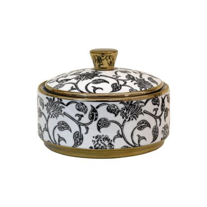 НАСТОЛНА ДЕКОРАТИВНА ФИГУРА КОН FL7217 ЧЕРЕН ЦВЯТ 20x6x21cm