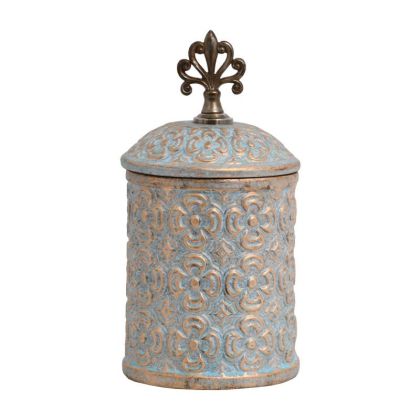 ДЕКОРАТИВНА ФИГУРА Африканска жена FL213909 ЧЕРНО-ЗЛАТИСТ ЦВЯТ 13x10x35см