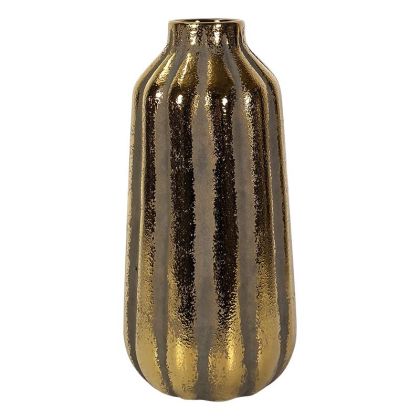 ДЕКОРАТИВНА ФИГУРА FL213901 АФРИКАНСКА КРАЛИЦА ЗЛАТИСТО ЧЕРЕН ЦВЯТ 25x15x23см