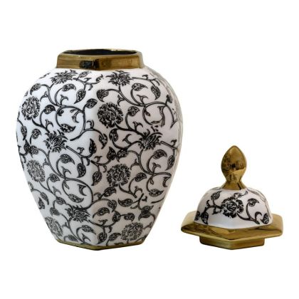 КЕРАМИЧЕН СВЕЩНИК Мрамор СИВО-СРЕБЪРЕН 8.8*6.5*8.8