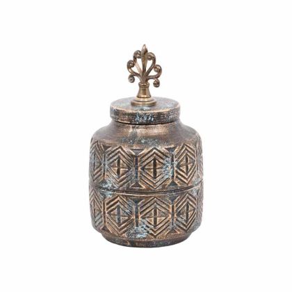 КЕРАМИЧНА ВАЗА VERAMMAN БРОНЗ 26.5 см