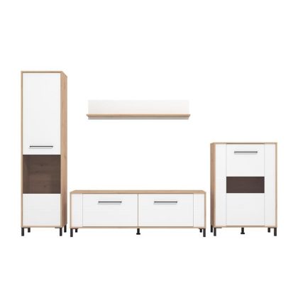 Стенно огледало Габриел в цвят антрацит с размери 45x105см