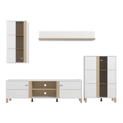 Фотьойл Агнес в светло син цвят дамаска с размери 66х73х77см