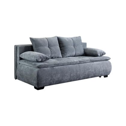РАЗТЕГАТЕЛЕН ДИВАН MINA СИВ ЦВЯТ 208X95X80СМ