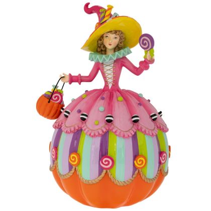 ДЕКОРАТИВНА ФИГУРА Африканка FL240305 ЧЕРНО-ЗЛАТИСТ ЦВЯТ 15x7x31см