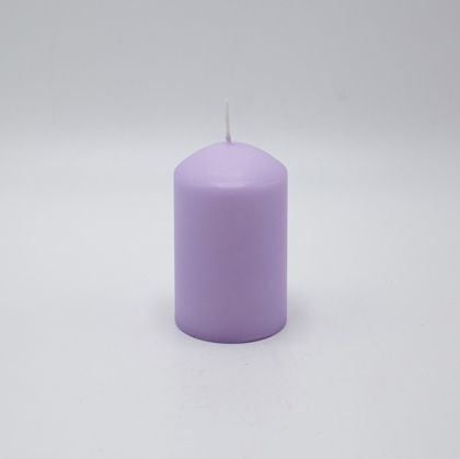 CANDLE LILAC WITH LAVENDER SCENT 6x10cm