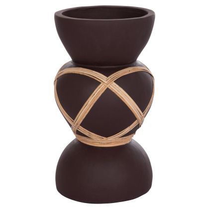 Ъглов десен диван New Toulouse в цвят мока с възглавници таупе с размери 260х205х93см