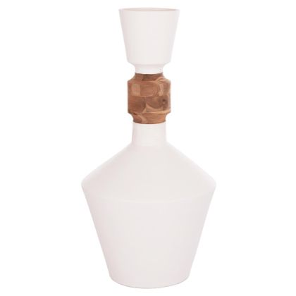 КЕРАМИЧНА ВАЗА СЕРИЯ SEBOR HM4589.02 МАТОВ ЧЕРЕН 13x6x30Hcm.