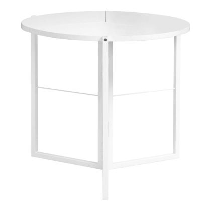 МАСА TALEN, БЯЛ ЦВЯТ, D80X74СМ