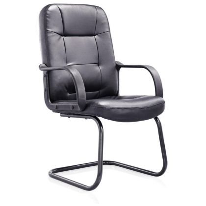 ОФИС СТОЛ 6026 ЧЕРНА ИЗКУСТВЕНА КОЖА 61x58x101