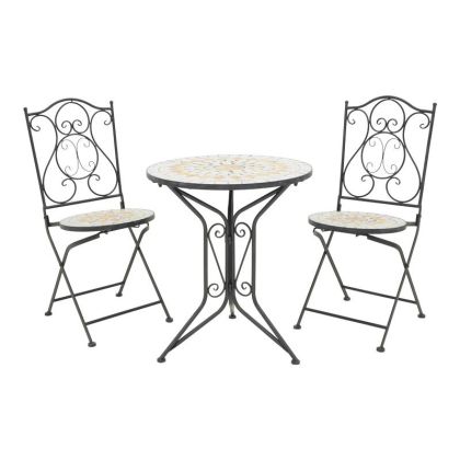 ДЪРВЕНО ШКАФЧЕ В БЯЛО RIVIERA