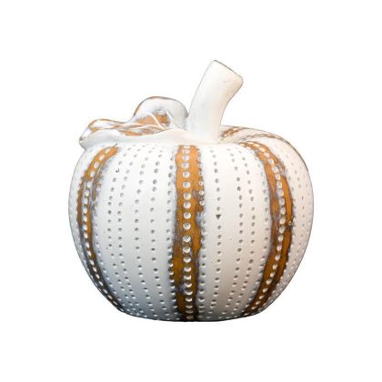 КЕРАМИЧЕН СВЕЩНИК Мрамор СИВО-СРЕБЪРЕН 8.8*6.5*8.8