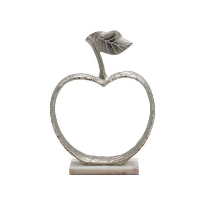 КЕРАМИЧНА ВАЗА МРАМОР СИВО-ЗЛАТИСТА 18*9.2*20